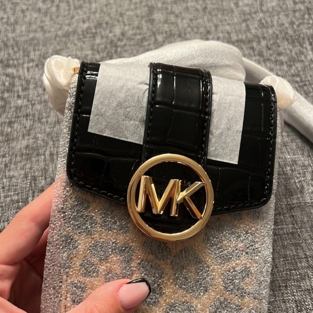 Michael Kors Carmen Small Calf Hair Crossbody Purse - Picture 5 of 15